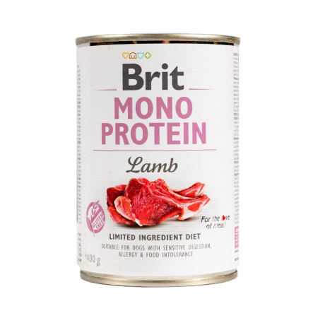 Brit Mono Protein Dog з ягням 400 г